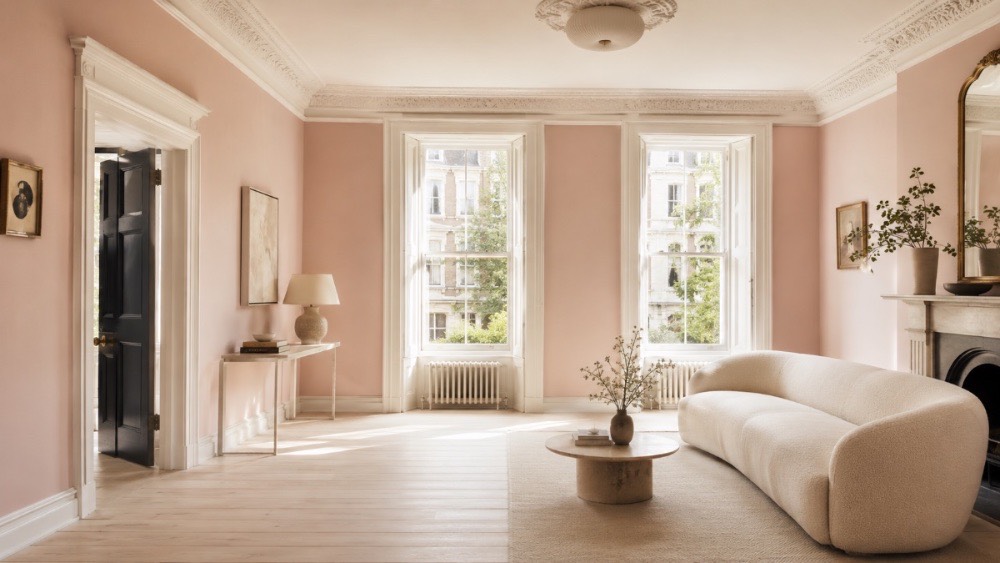 Beautifully painted home interior — hero shot
